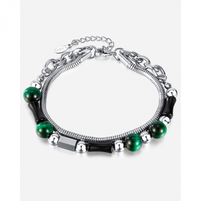 Bratara inox reglabila cu Ochi de Tigru [14]