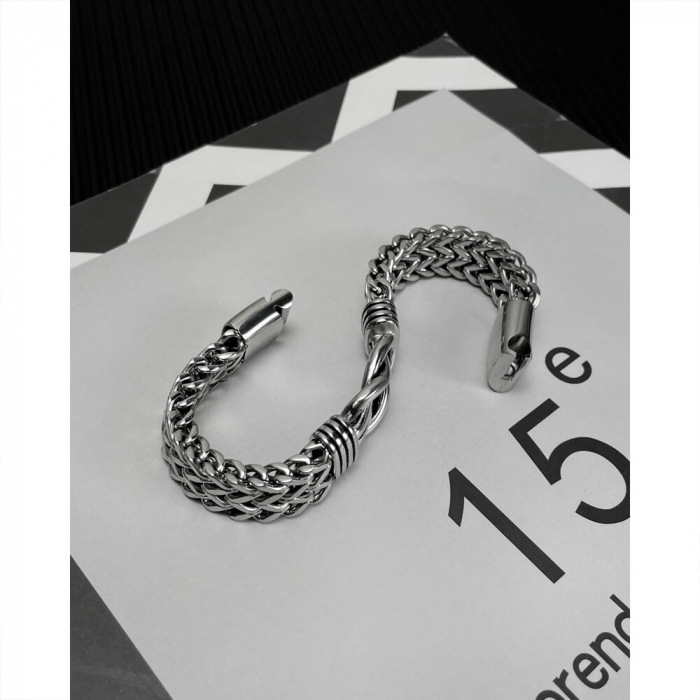 Bratara plata din inox Suflete Pereche [2]