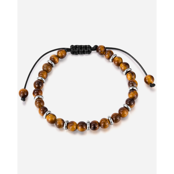 Bratara reglabila cu Ochi de Tigru si inele argintii – Energie si Echilibru [13]