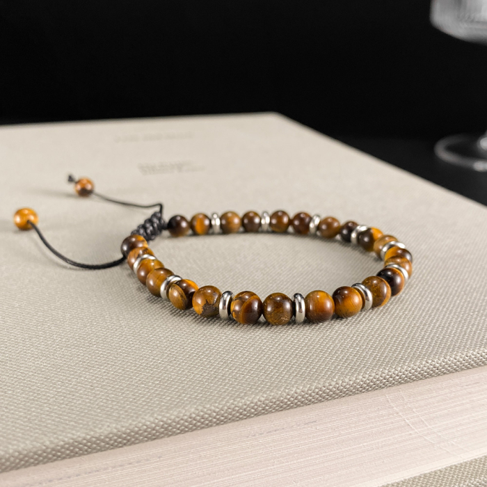 Bratara reglabila cu Ochi de Tigru si inele argintii – Energie si Echilibru [15]