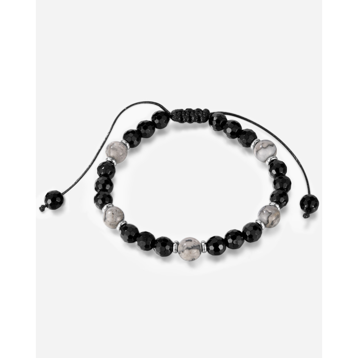 Bratara reglabila cu Onix si Howlit – Echilibru si Protectie Energetica [11]