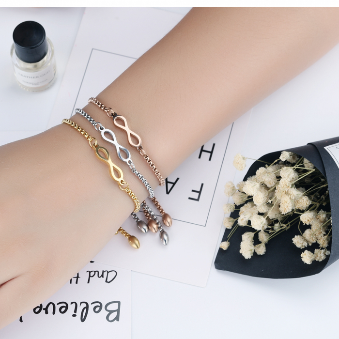 Bratara reglabila inox cu infinit [3]