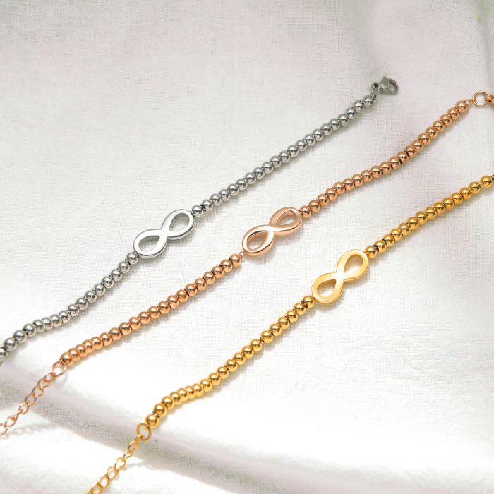 Bratara reglabila inox cu infinit [2]