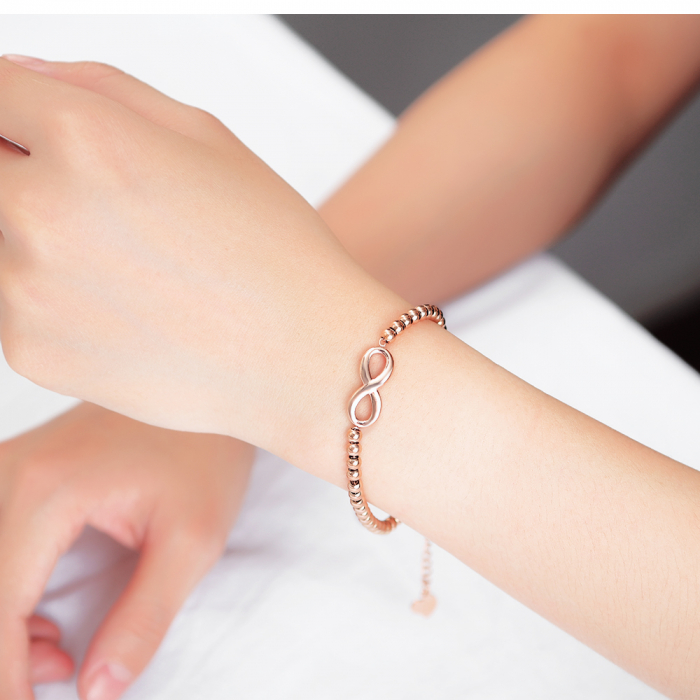 Bratara reglabila inox cu infinit [4]