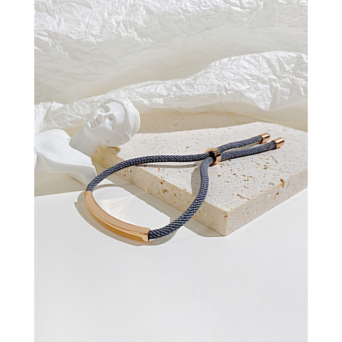 Bratara textila cu inox auriu – Simplitate si eleganta moderna [7]