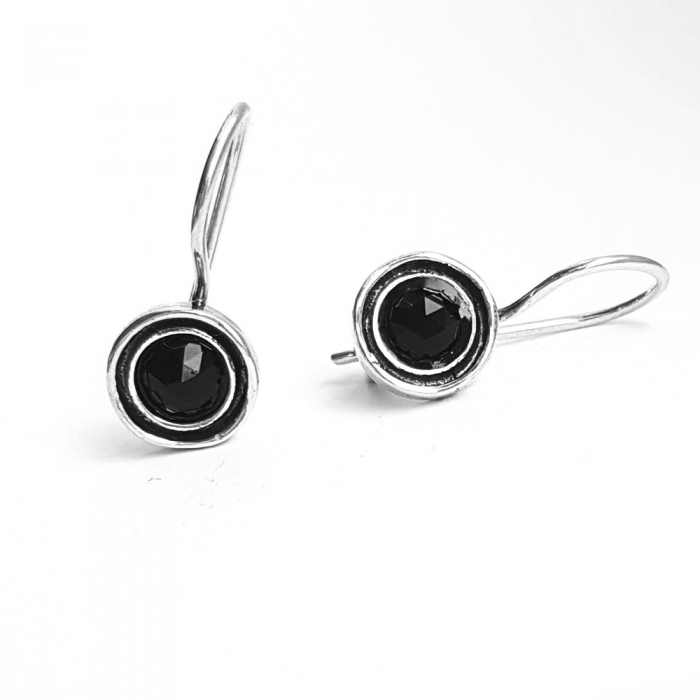 Cercei argint 925 Israel cu onix - Be Nature EPO0032 [2]