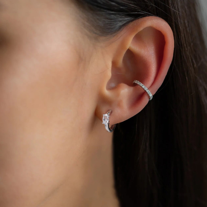 Cercei argint 925 placati cu rodiu cu zirconiu [3]