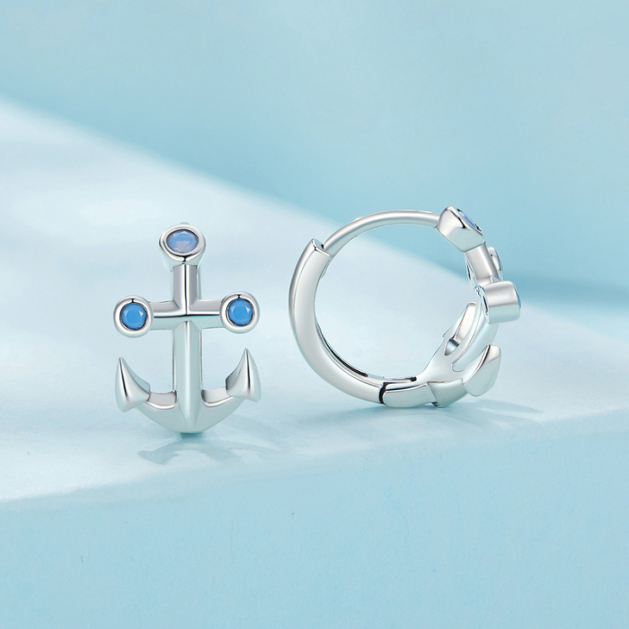 Cercei argint ancora [2]