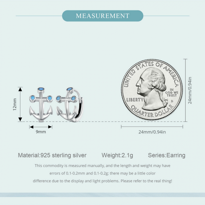 Cercei argint ancora [11]