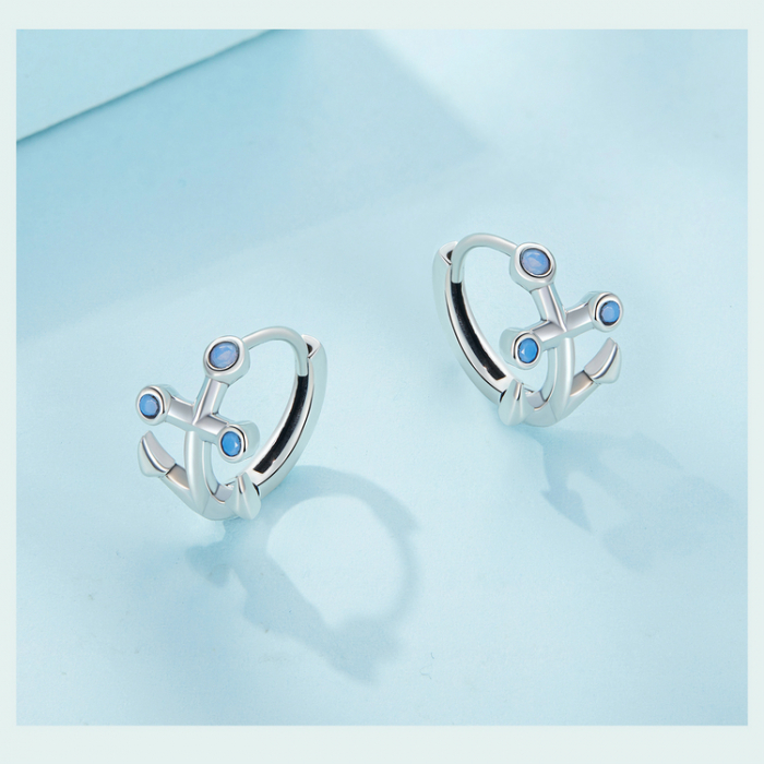 Cercei argint ancora [14]