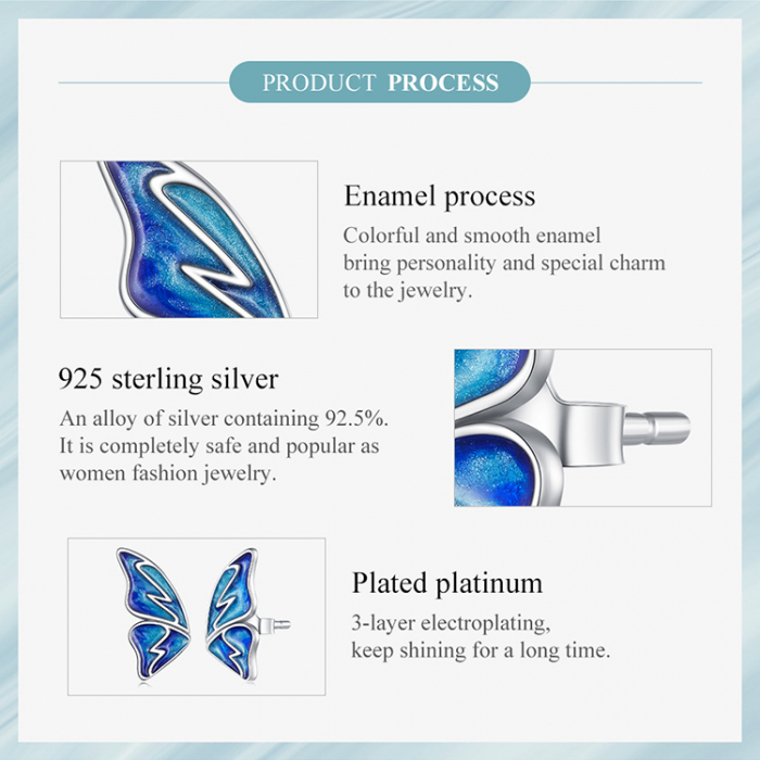 Cercei argint aripi de fluture [8]