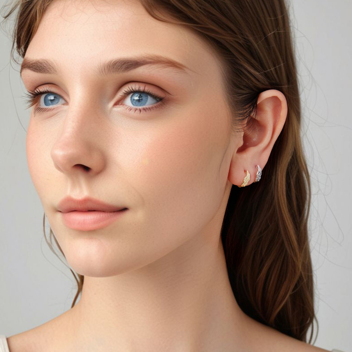 Cercei argint Aripi de Inger [11]