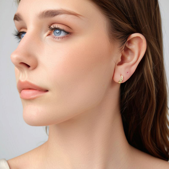 Cercei argint Aripi de Inger [6]