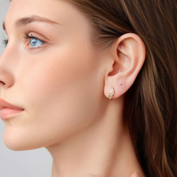 Cercei argint Aripi de Inger [4]