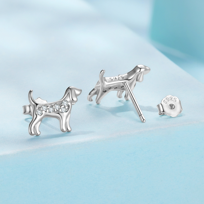 Cercei argint catei Golden Retriever [3]