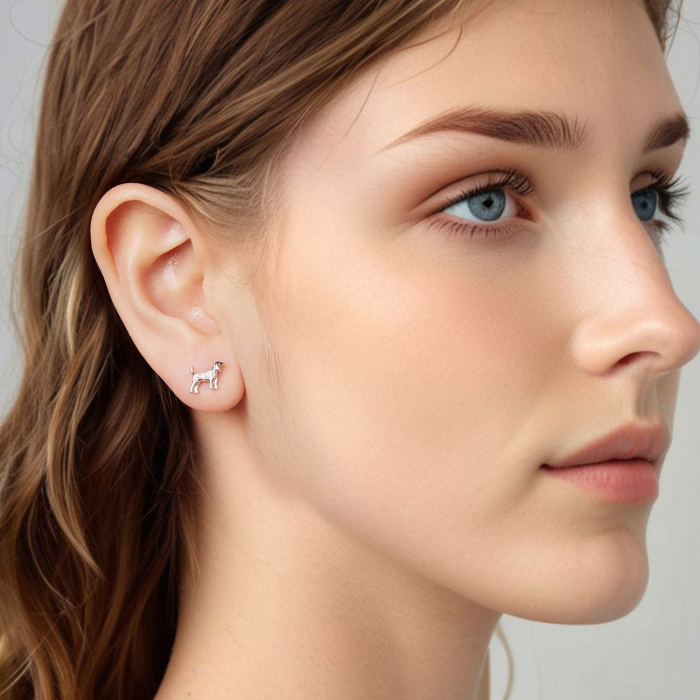 Cercei argint catei Golden Retriever [6]