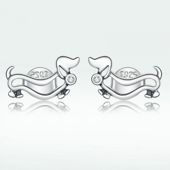 Cercei argint catei Corgi [9]