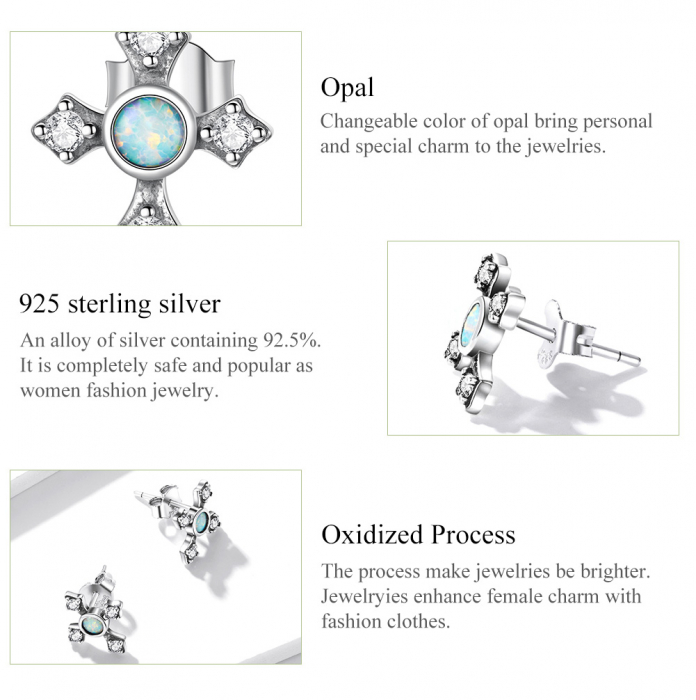 Cercei argint cruciulite vintage [8]