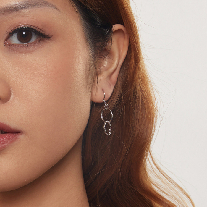 Cercei argint cu cercuri [12]