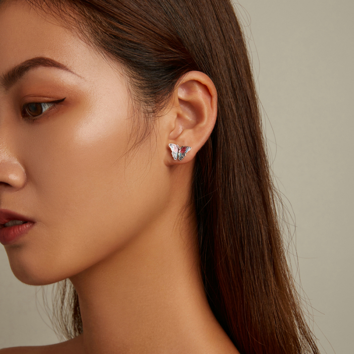 Cercei argint cu fluturasi [4]