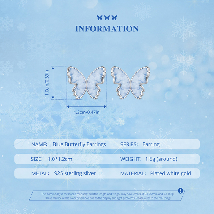 Cercei argint cu fluturasi [8]