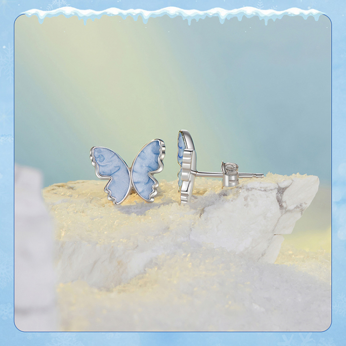 Cercei argint cu fluturasi [19]