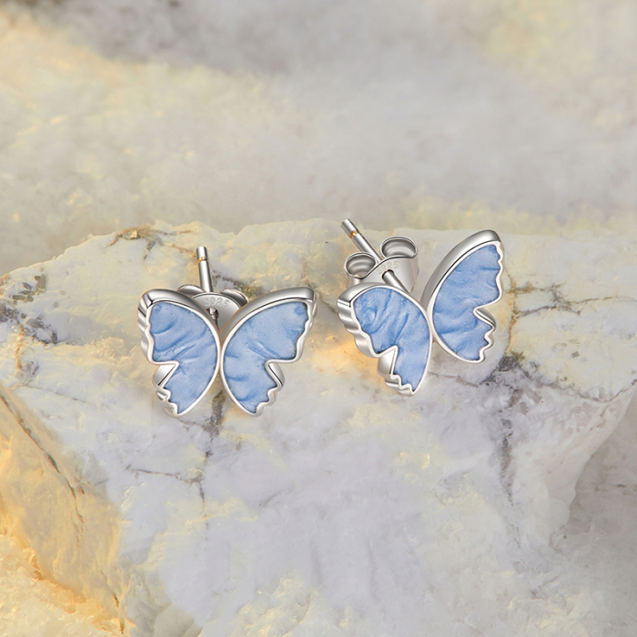 Cercei argint cu fluturasi [3]