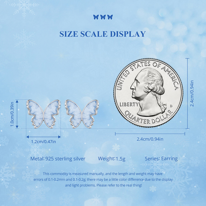 Cercei argint cu fluturasi [9]