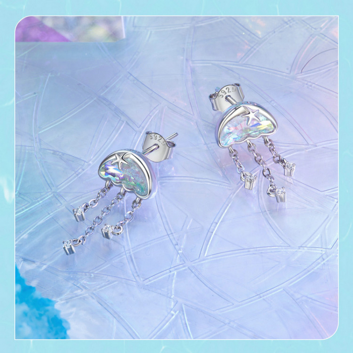 Cercei argint cu meduze [3]