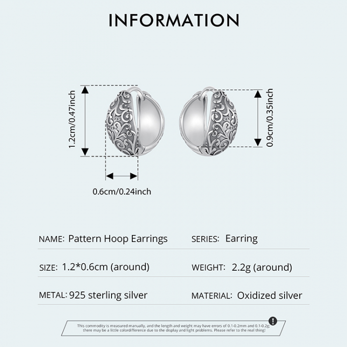 Cercei argint cu model floral [11]