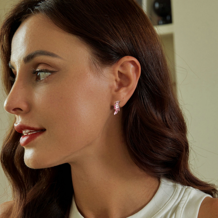 Cercei argint cu papagali [3]