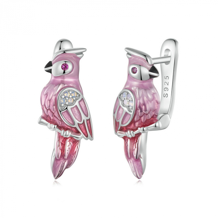 Cercei argint cu papagali [16]