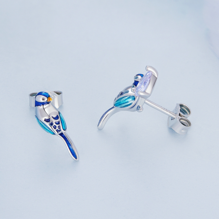 Cercei argint cu pasarele [5]