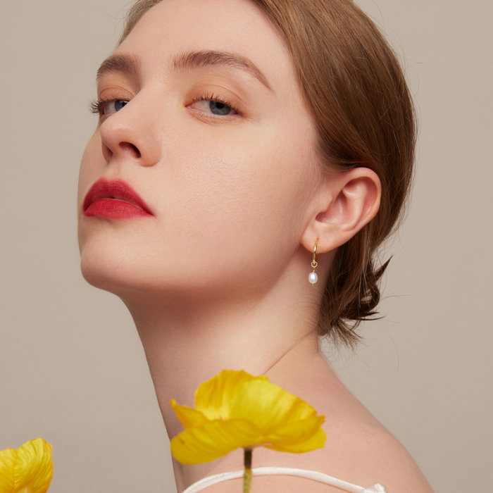 Cercei argint cu perle naturale Baroque [5]