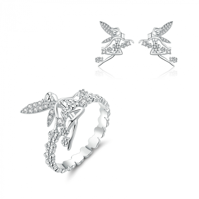 Cercei argint cu zane [9]