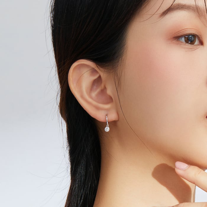 Cercei argint cu zirconii [4]