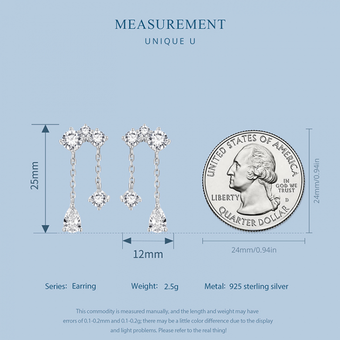 Cercei argint cu zirconii sclipitoare [14]