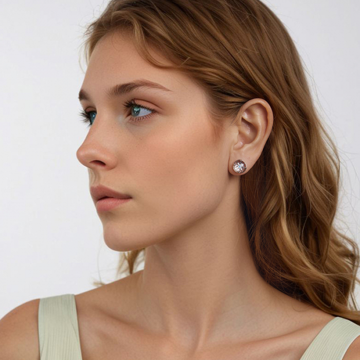 Cercei argint cu zirconiu si opal [8]