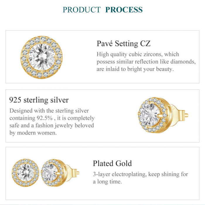 Cercei argint eleganti cu zirconii [8]