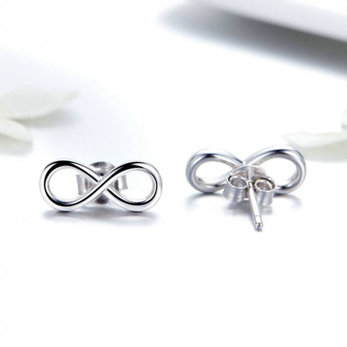 Cercei argint Endless Love [3]