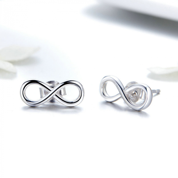 Cercei argint Endless Love [5]