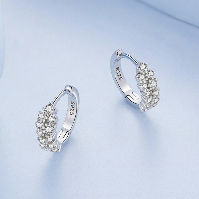 Cercei argint Exquisite cu zirconii [4]