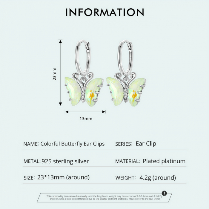 Cercei argint fluture simfonie [11]