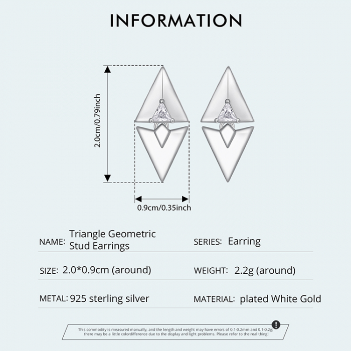 Cercei argint geometrici [10]