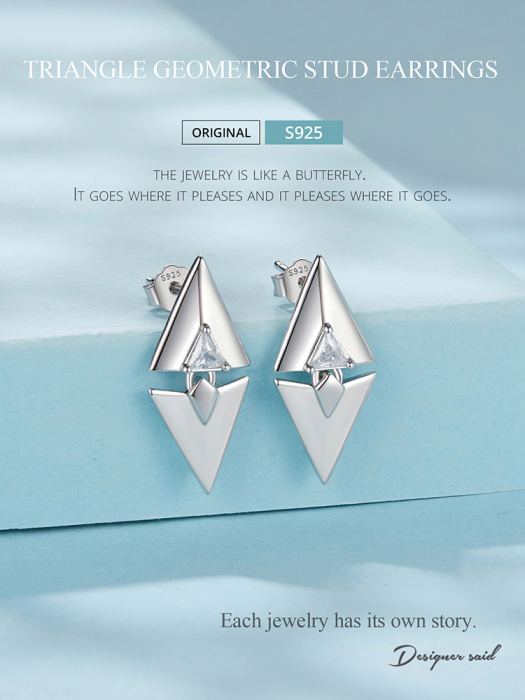 Cercei argint geometrici [14]