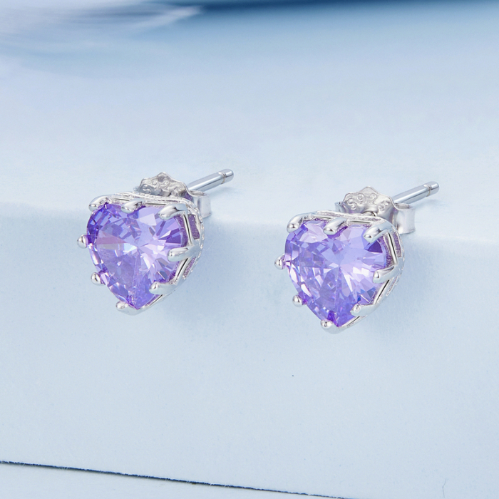 Cercei argint inimioare [6]