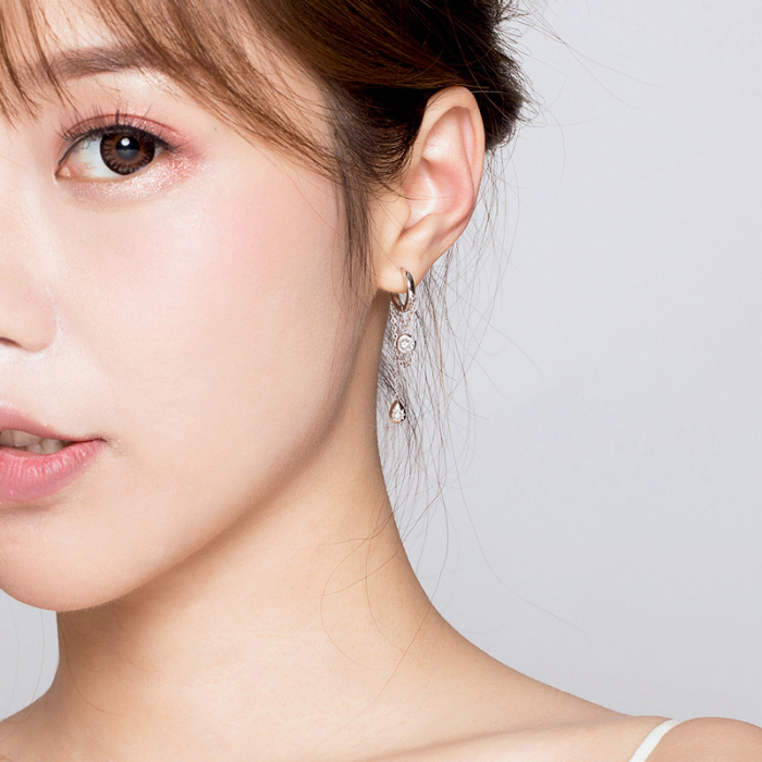 Cercei argint lanturi si zirconii [6]