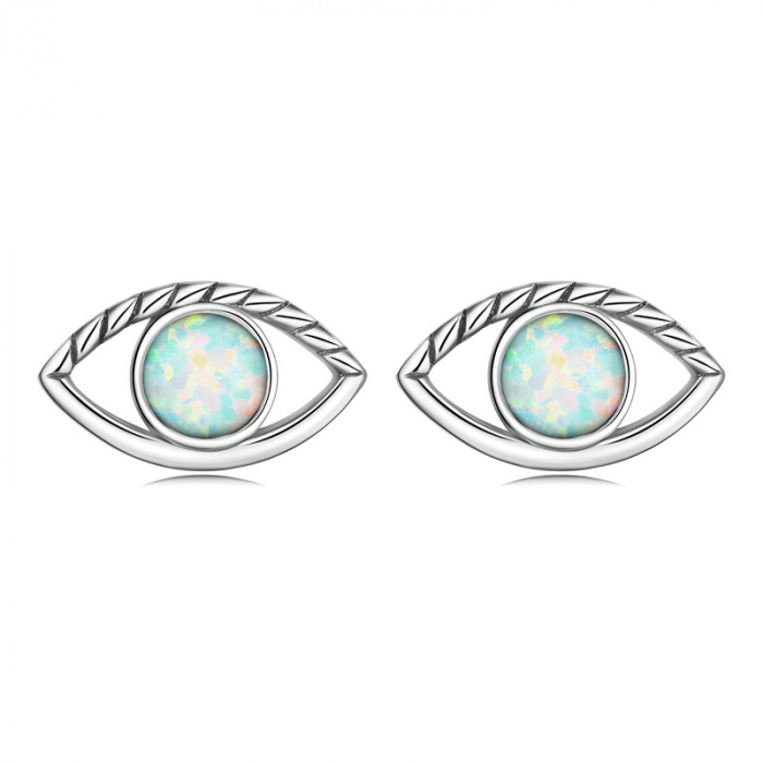 Cercei argint ochi de opal [8]