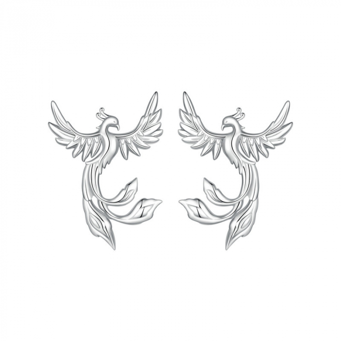 Cercei argint pasarea Phoenix [1]