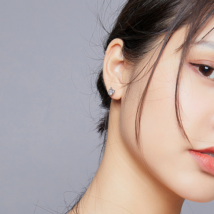 Cercei argint pisicute jucause [4]